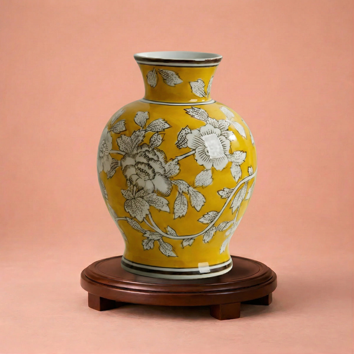 Vase chinois vintage en porcelaine