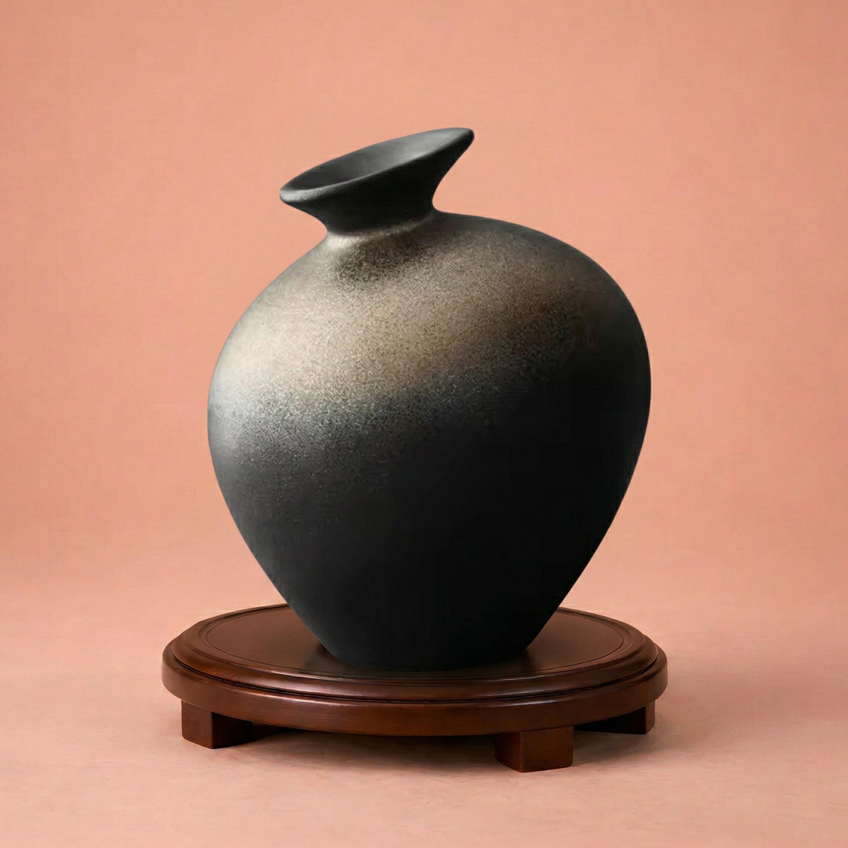 Vase japonais design en terre cuite