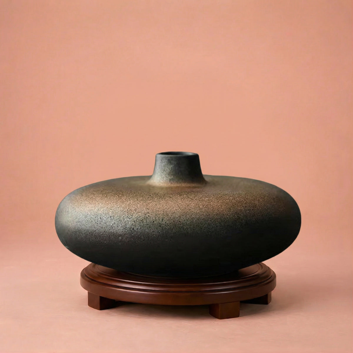 Vase de décoration japonais en terre cuite