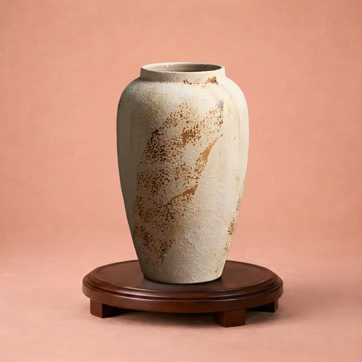 Vase blanc design en céramique