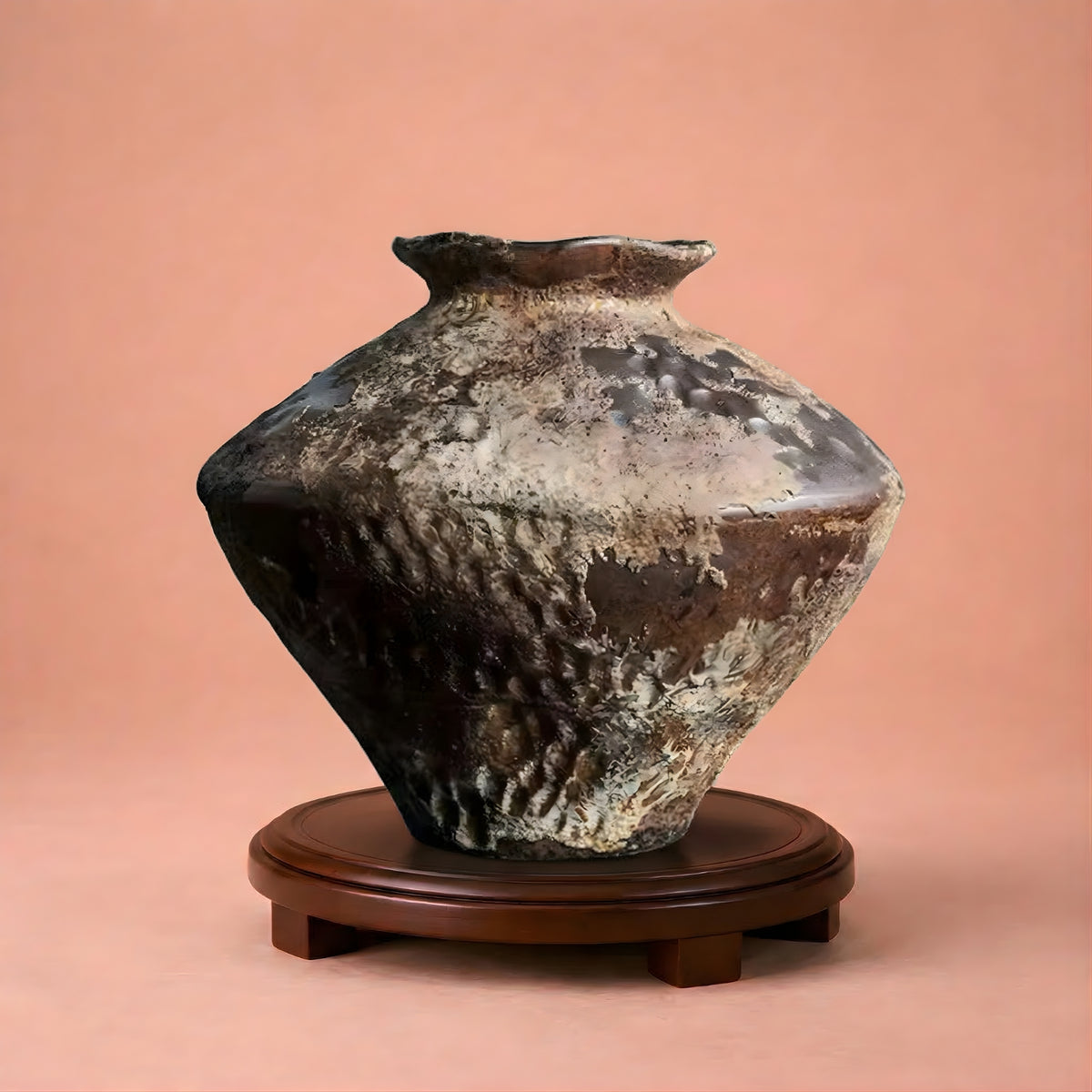 Vase ancien en porcelaine et céramique