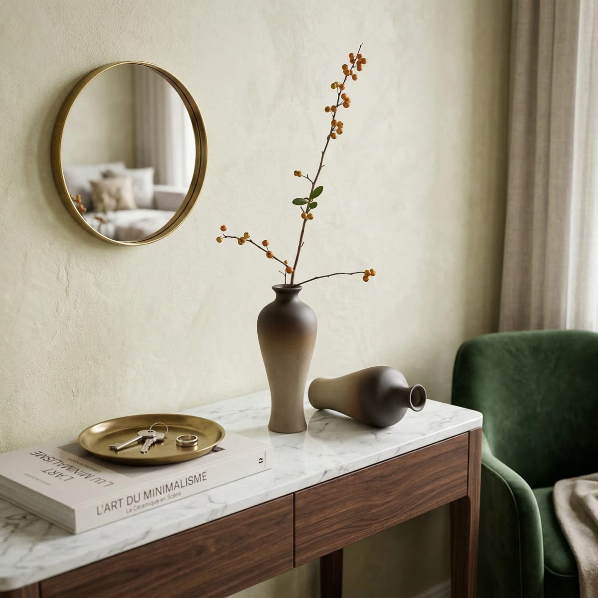 Petit vase décoratif rétro chinois