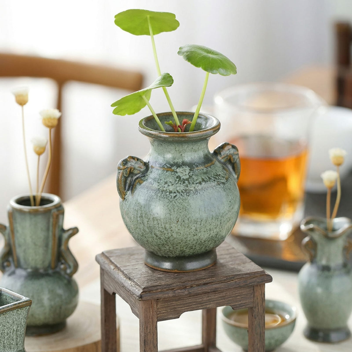 Petit vase décoratif style chinois