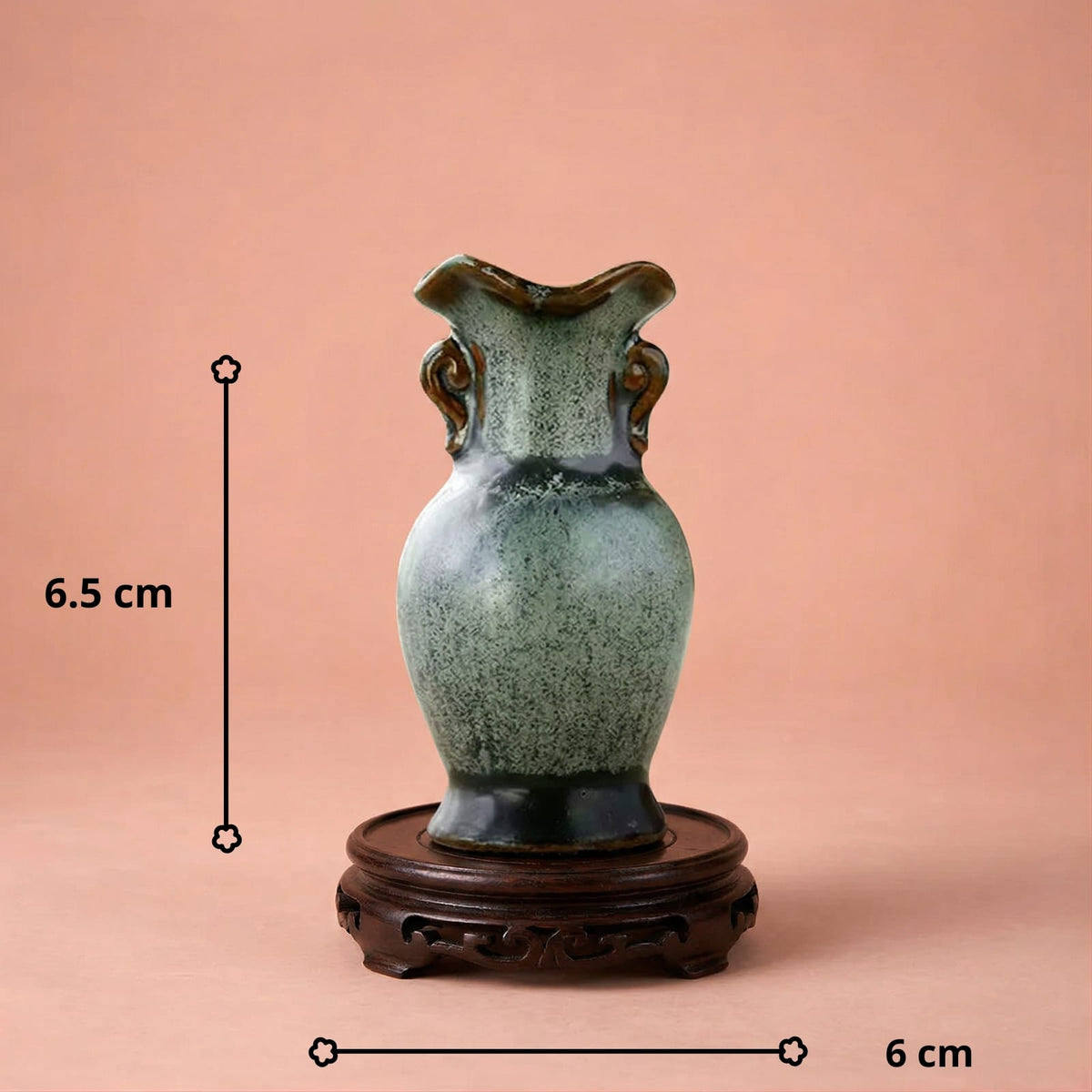 Petit vase décoratif style chinois