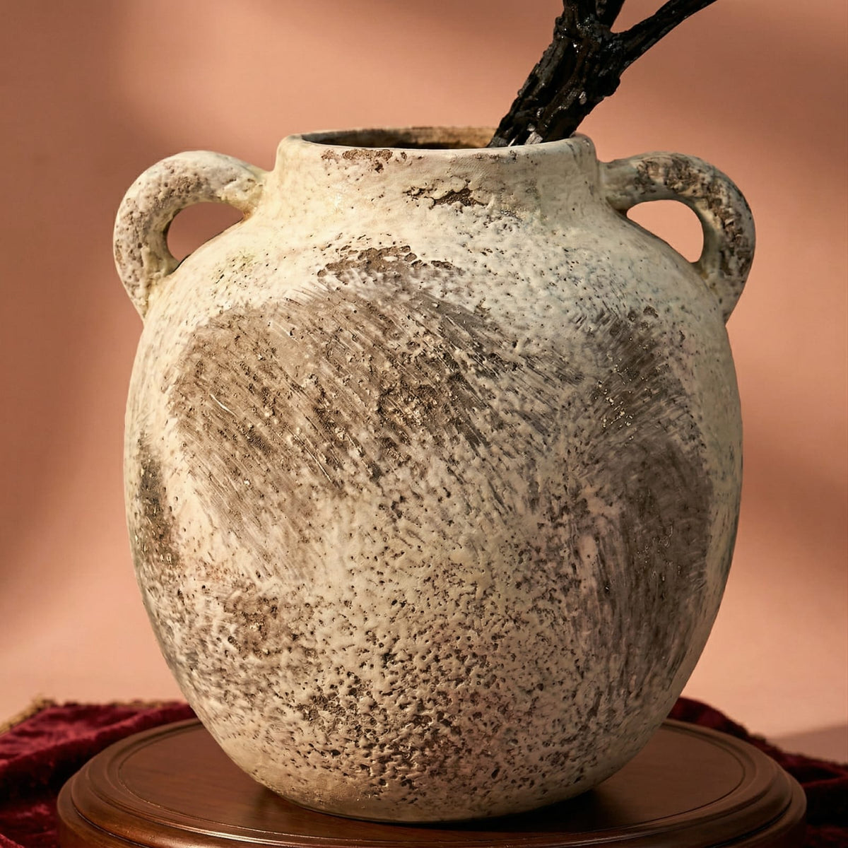 Petit vase en céramique rétro Wabi Sabi