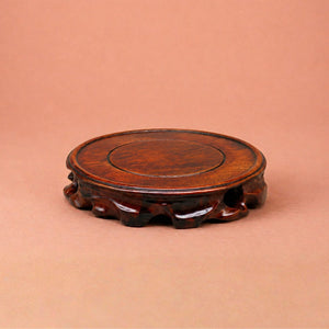 Socle en bois naturel