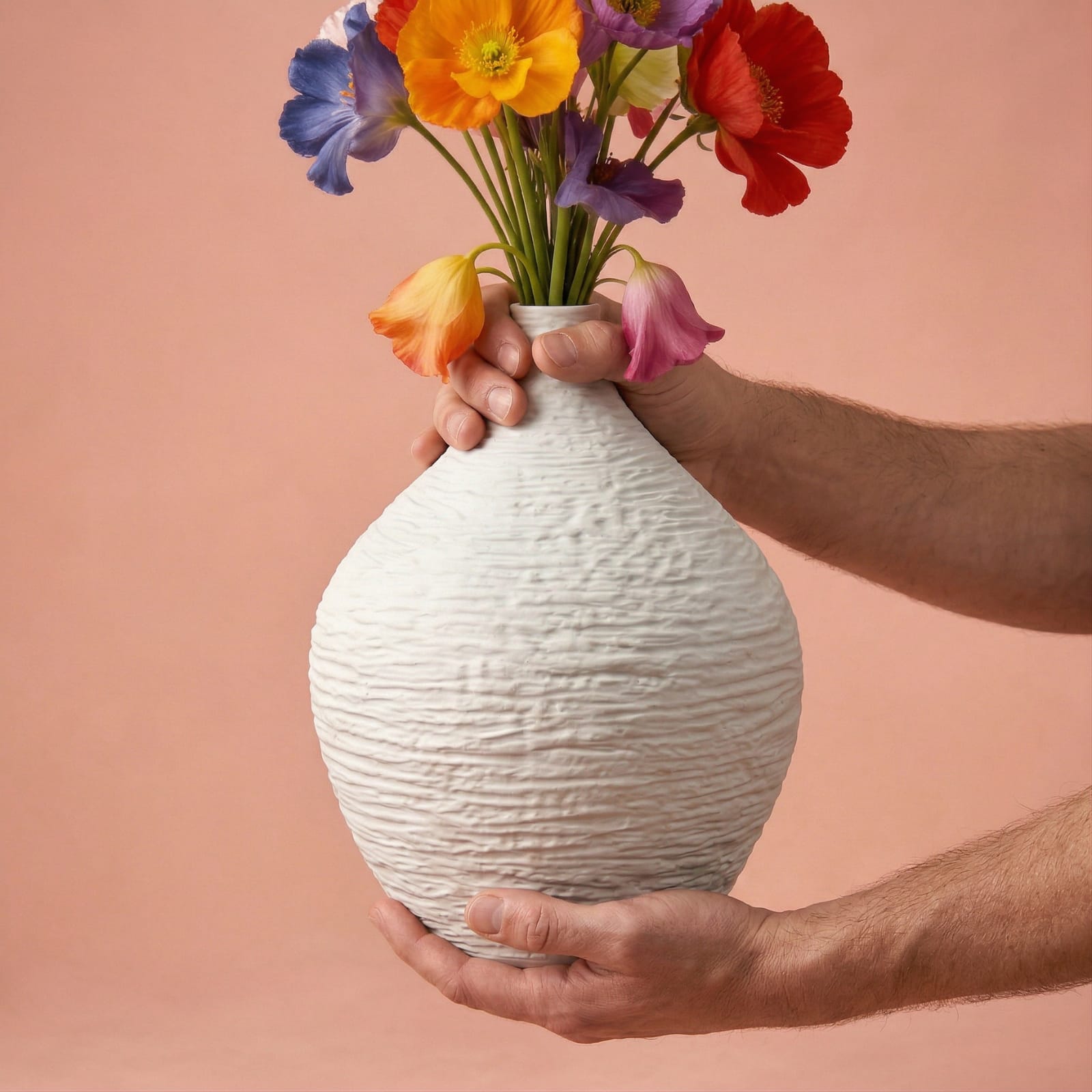 Vase art déco en céramique | Design nordique élégant Image