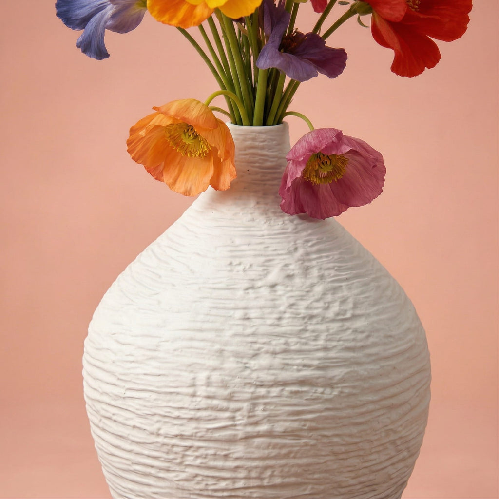 Vase art déco en céramique | Design nordique élégant