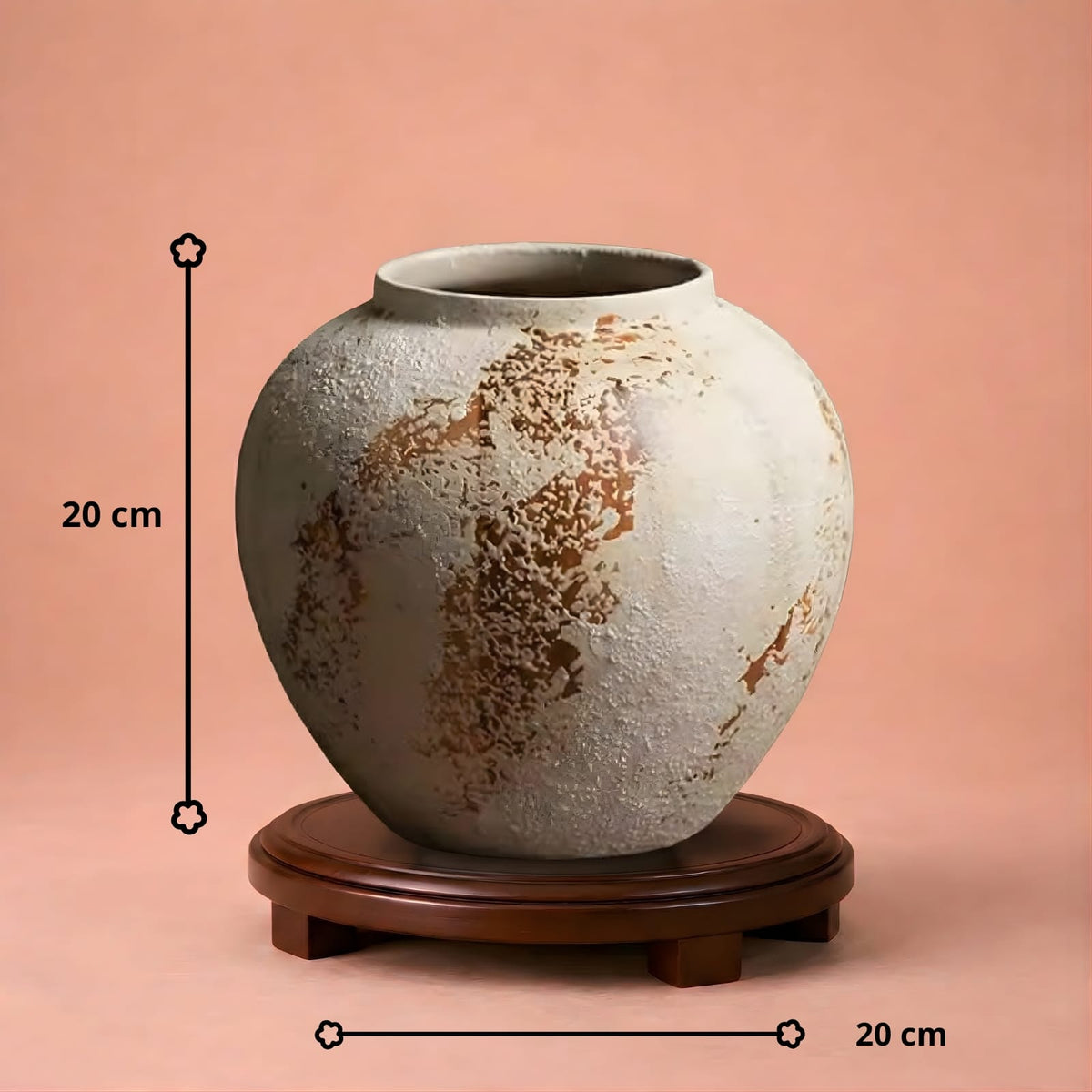 Vase blanc design en céramique