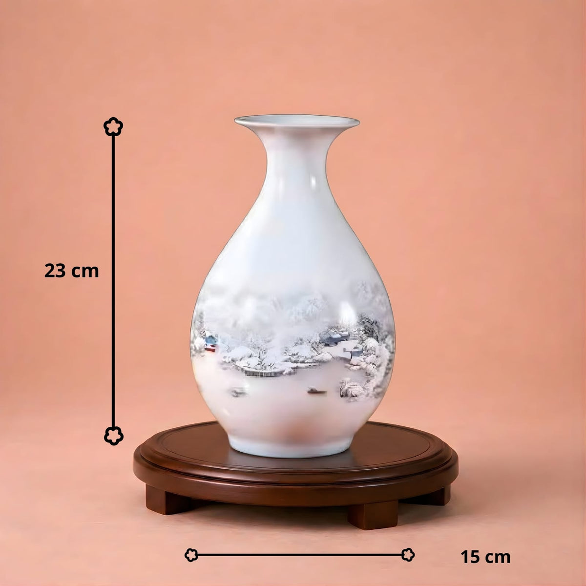 Vase chinois traditionnelle en céramique et porcelaine