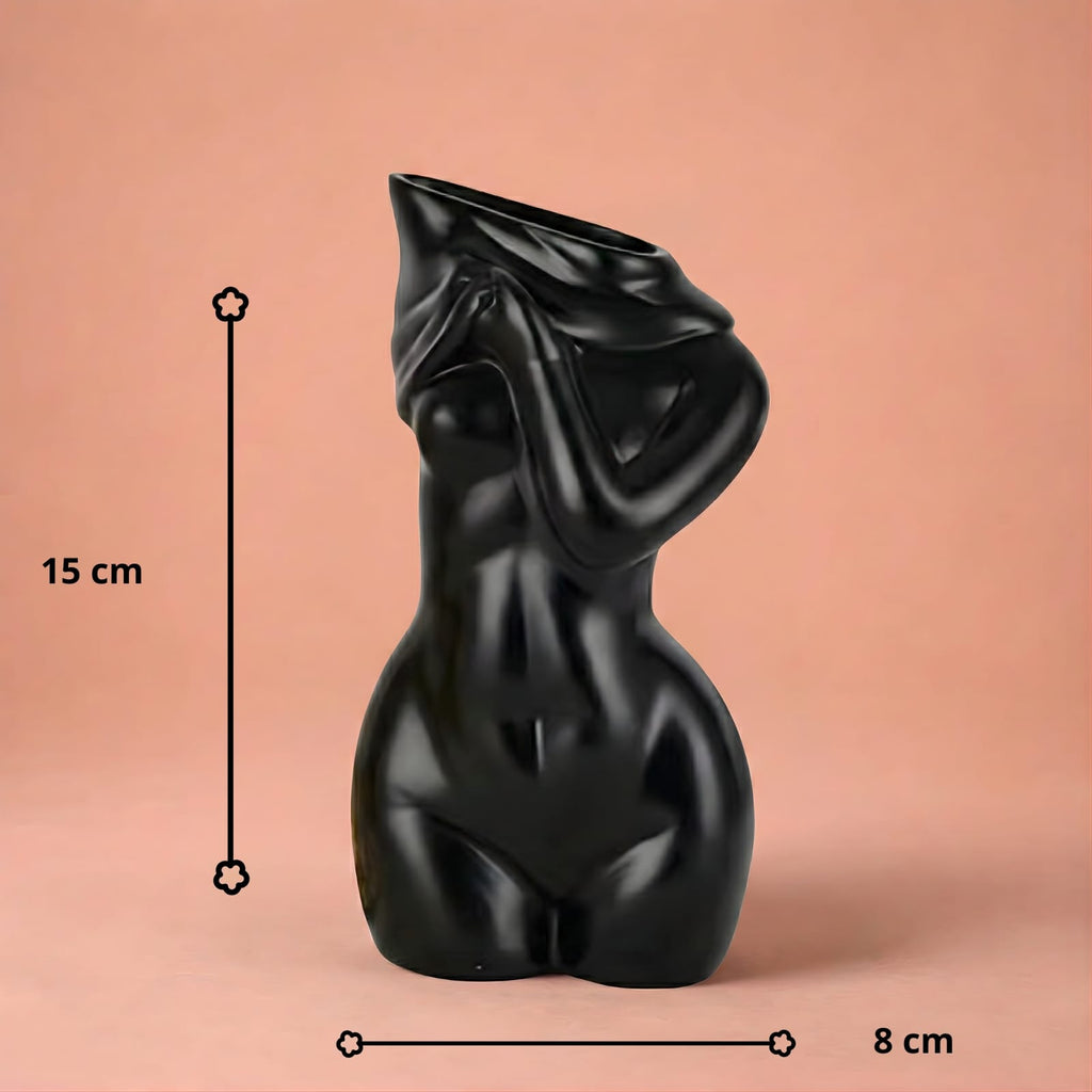 Vase corps féminin en résine