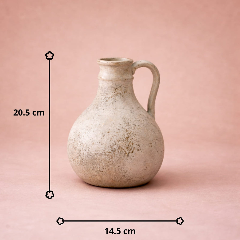 Vase en céramique artisanale vintage | Décoration naturelle
