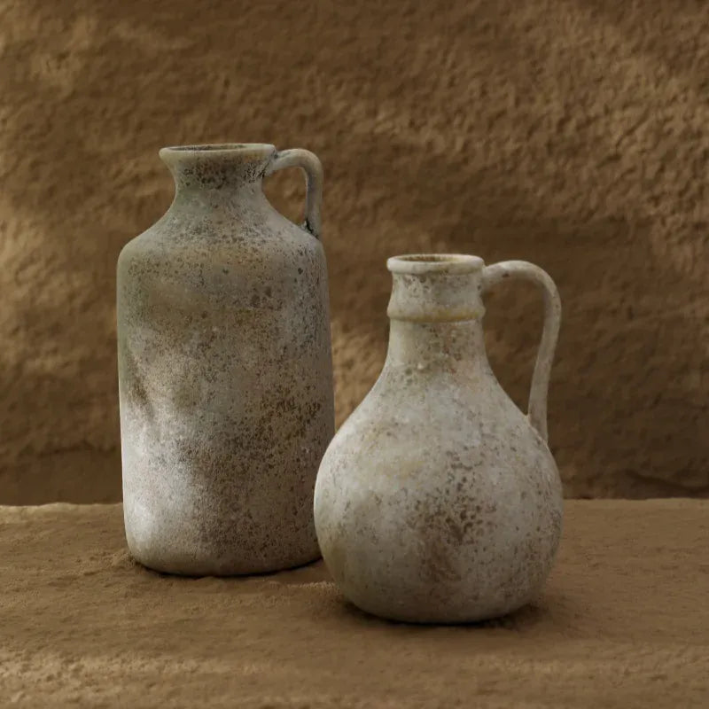 Vase en céramique artisanale vintage | Décoration naturelle