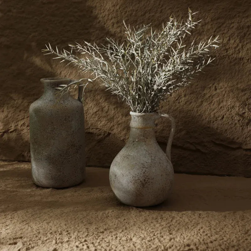 Vase en céramique artisanale vintage | Décoration naturelle Image