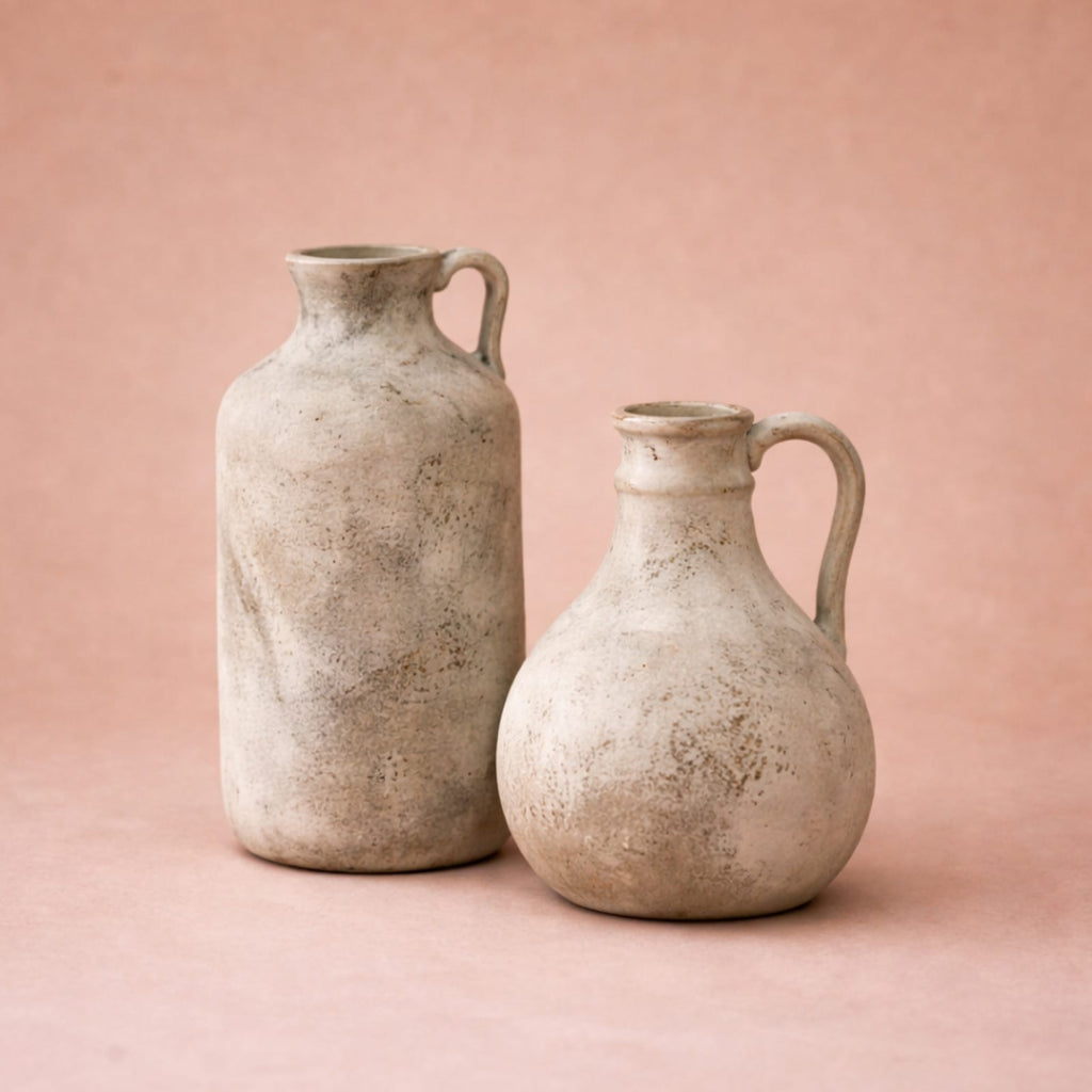 Vase en céramique artisanale vintage | Décoration naturelle