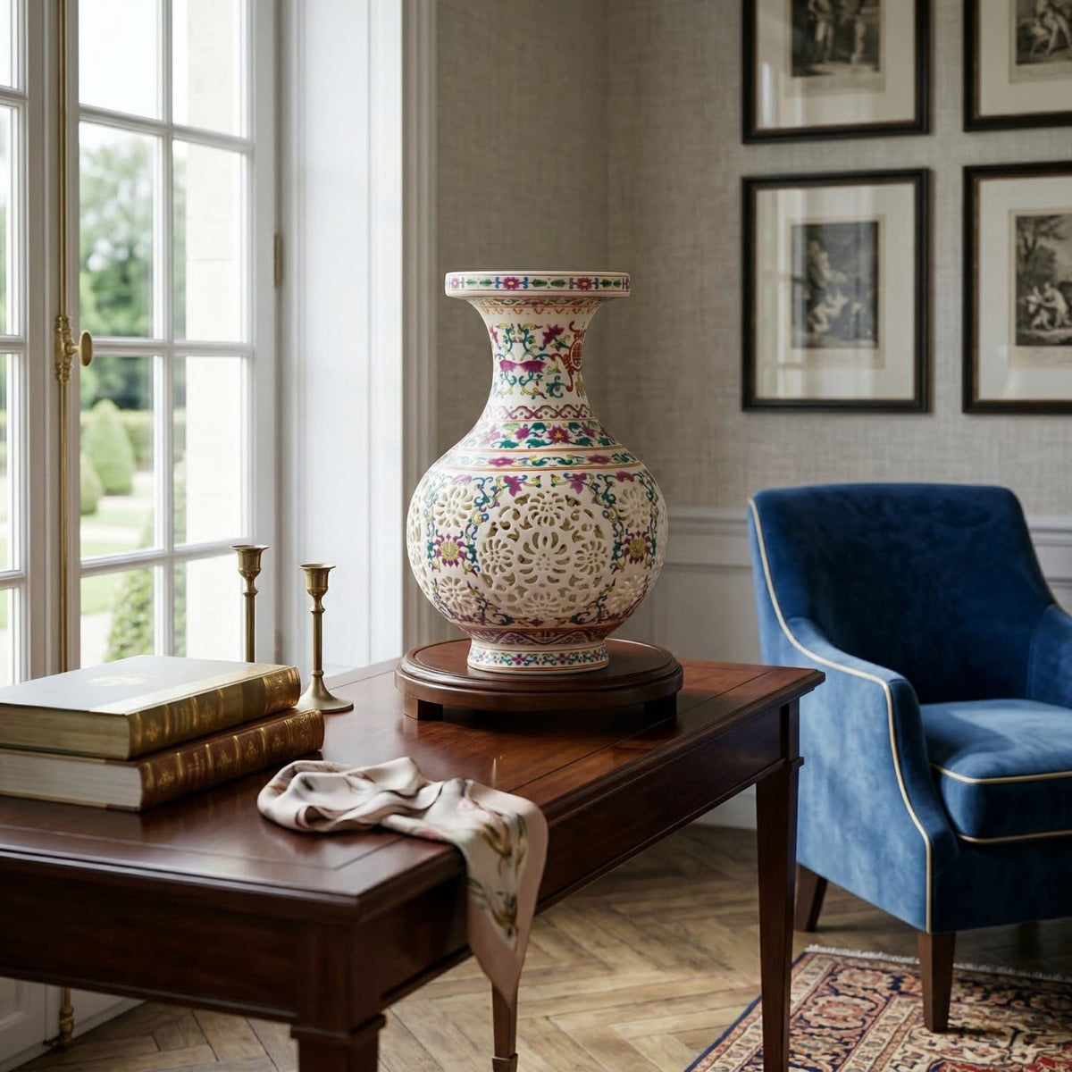 Vase en céramique coloré