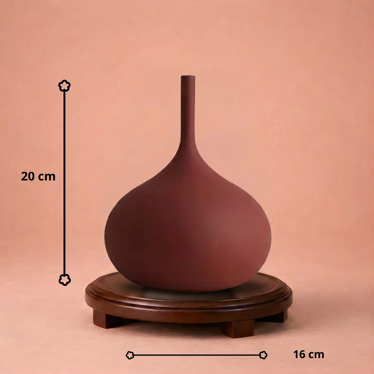 Vase en céramique design Morandi