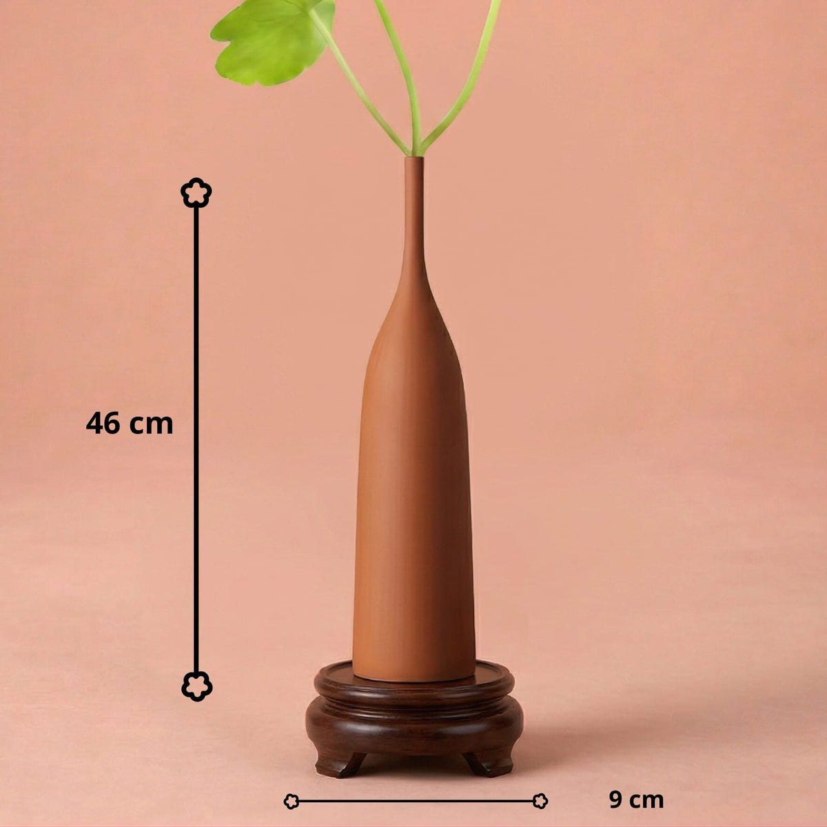 Vase en céramique design Morandi