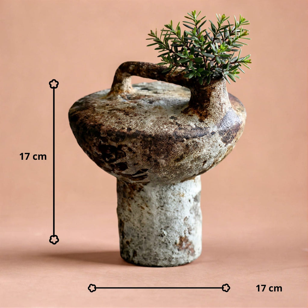 Vase en céramique rétro nostalgique style vintage