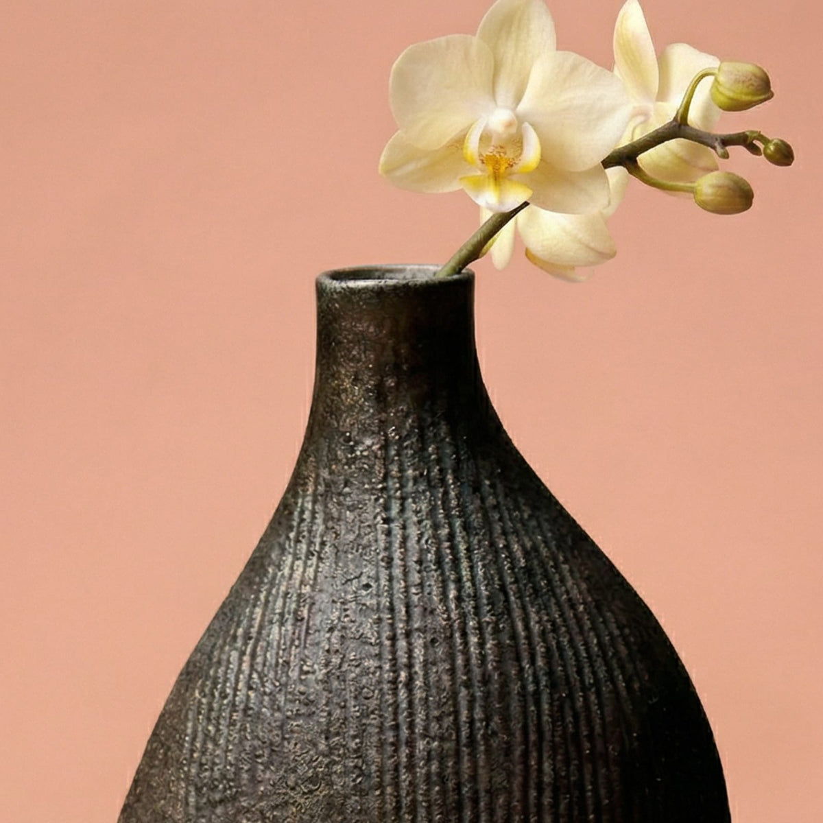 Vase en terre cuite japonais moderne