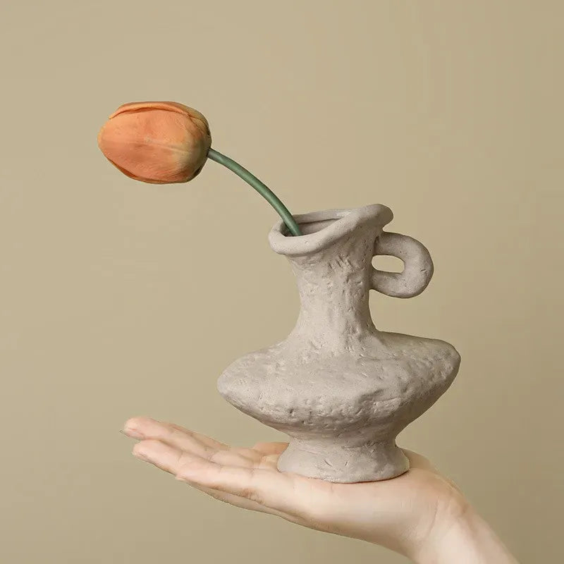 Vase esthétique style nordique en céramique