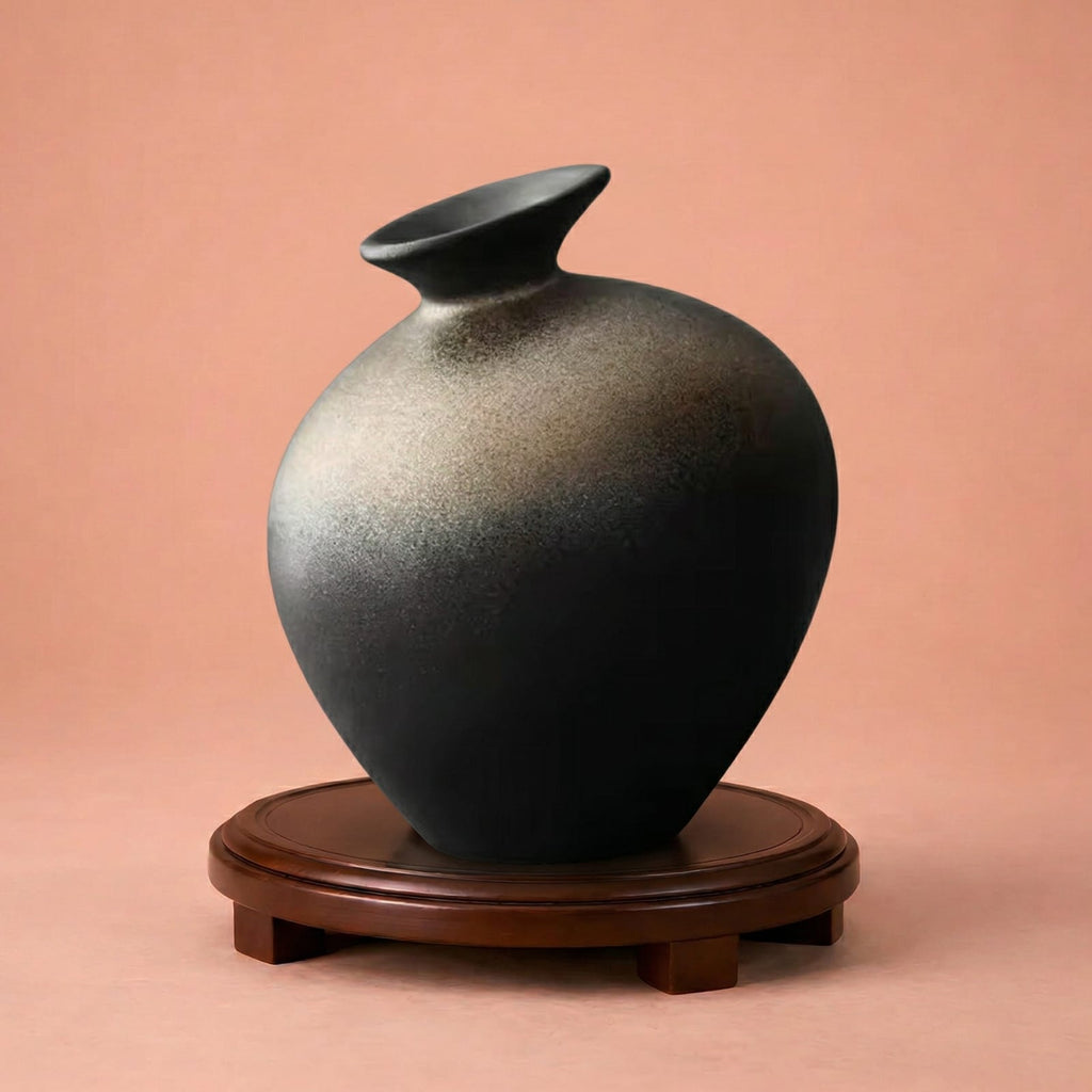 Vase japonais design en terre cuite