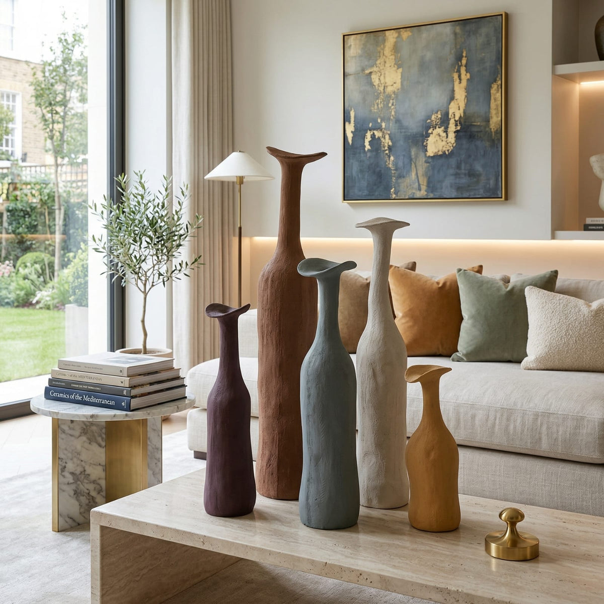 Vase nordique de décoration de luxe en céramique