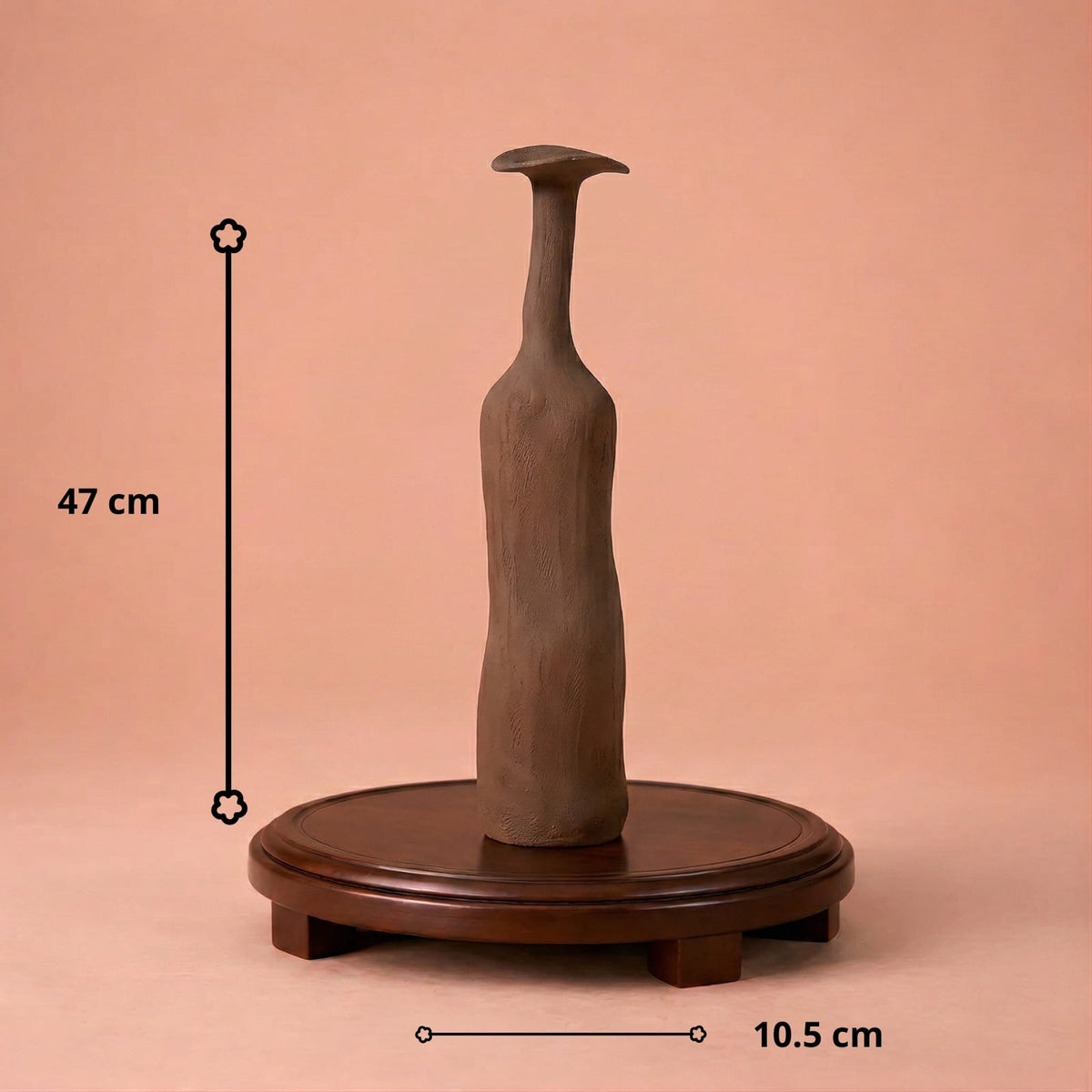 Vase nordique de décoration de luxe en céramique