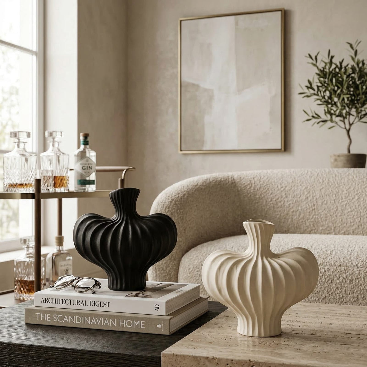 Vase nordique de qualité en plastique
