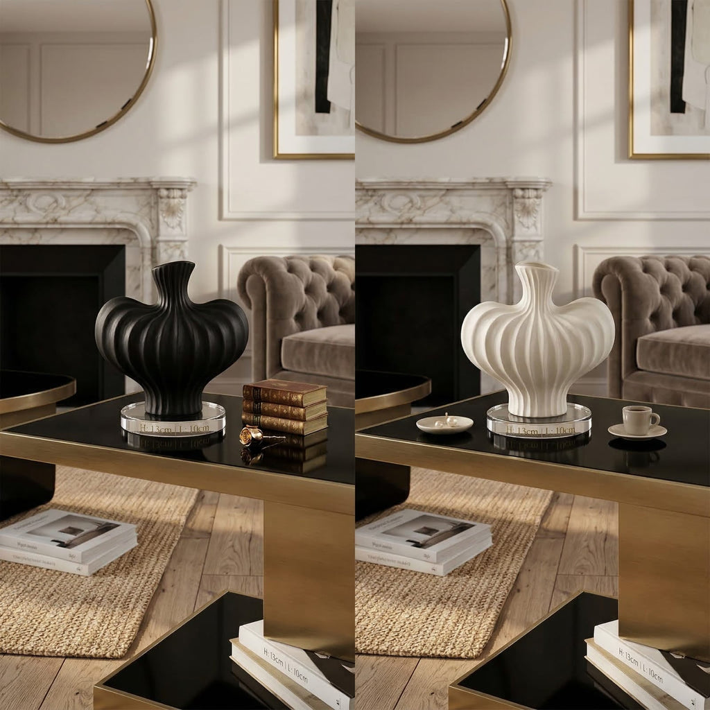 Vase nordique de qualité en plastique