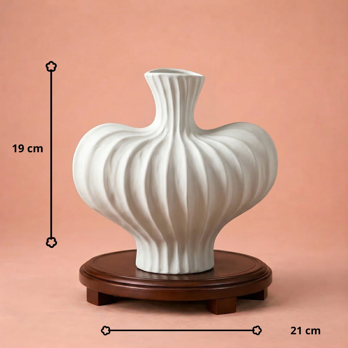 Vase nordique de qualité en plastique