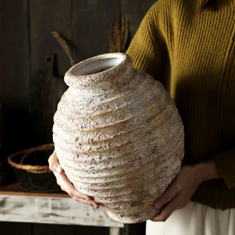 Vase rustique en céramique Image
