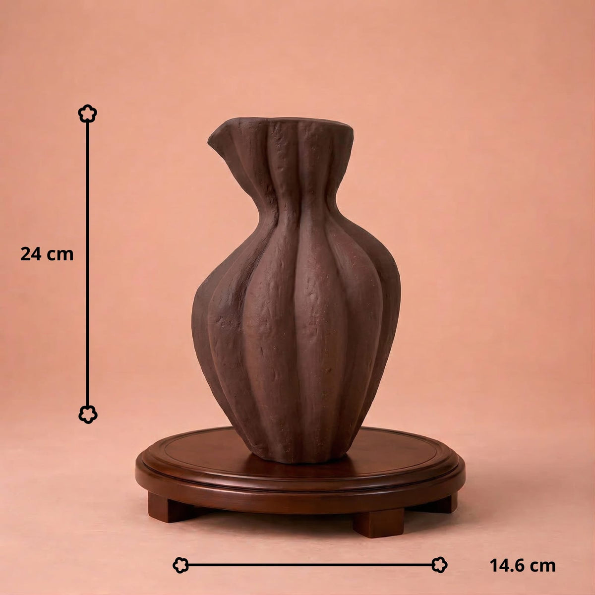 Vase Wabi-Sabi en céramique