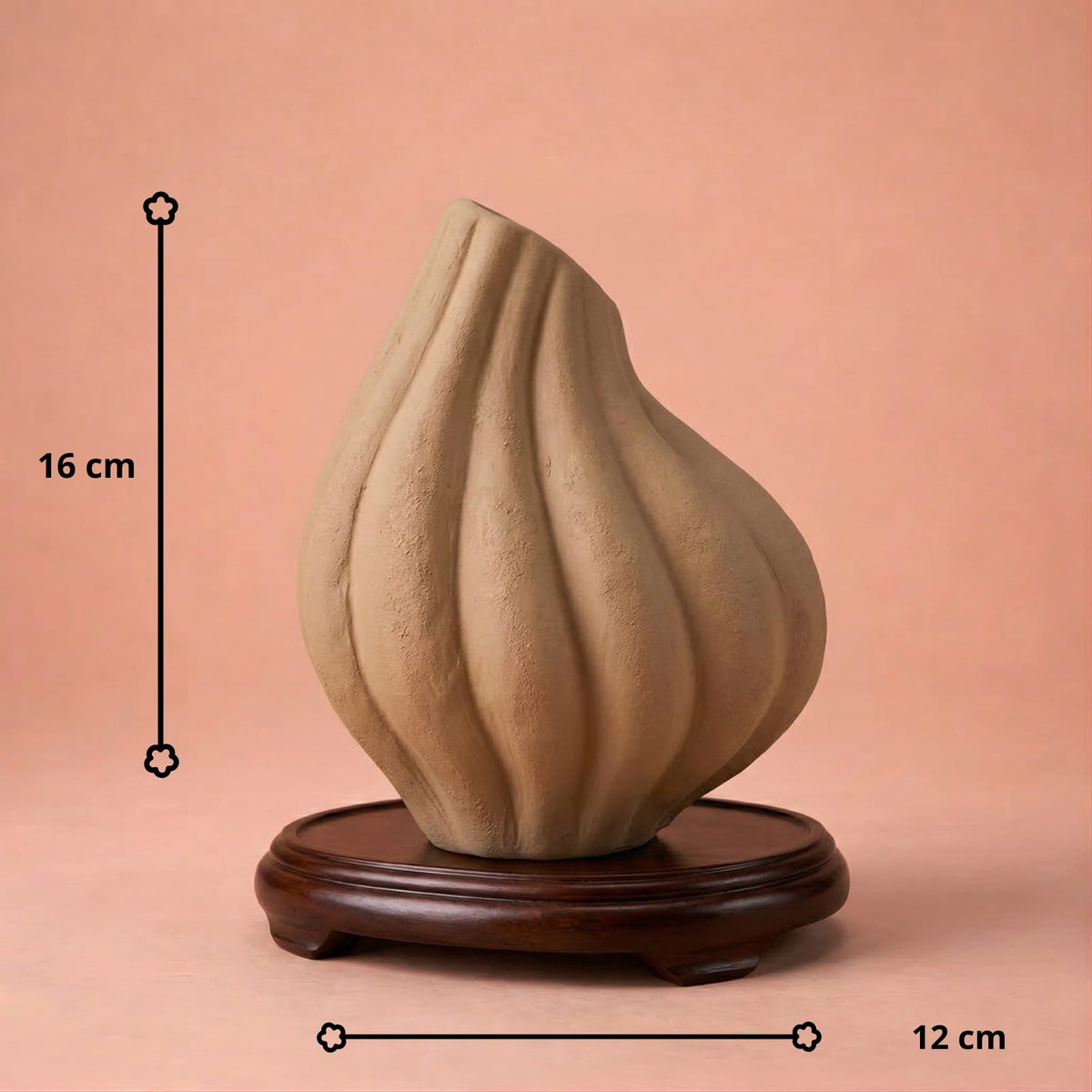Vase Wabi-Sabi en céramique